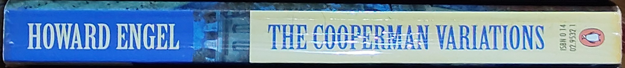 Howard Engel  THE COOPERMAN VARIATIONS spine of book image