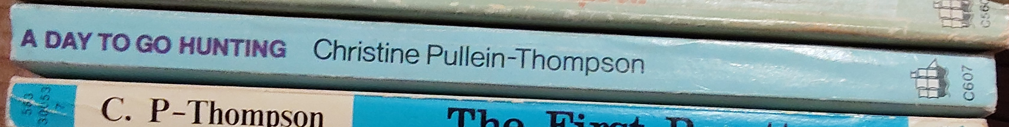 Christine Pullein-Thompson  A DAY TO GO HUNTING spine of book image