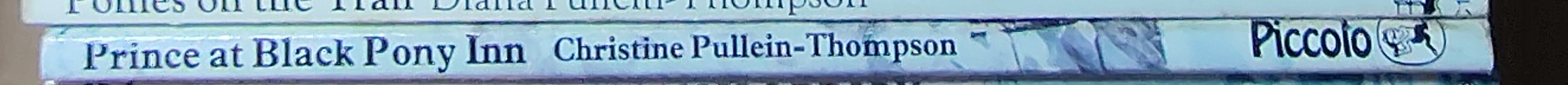 Christine Pullein-Thompson  PRINCE AT BLACK PONY INN spine of book image