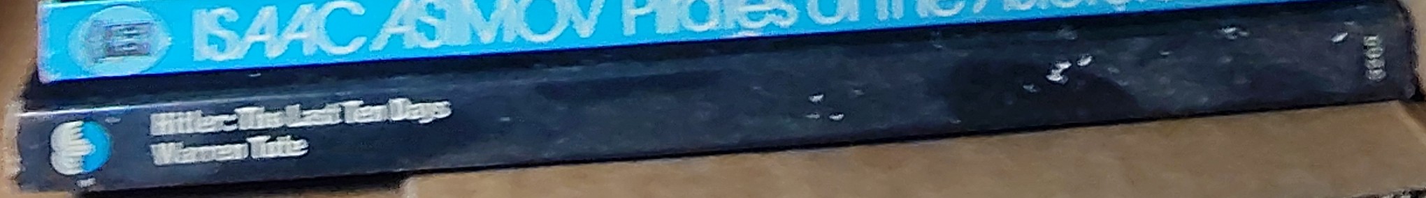 Warren Tute  HITLER: THE LAST DAYS (Alec Guiness) spine of book image