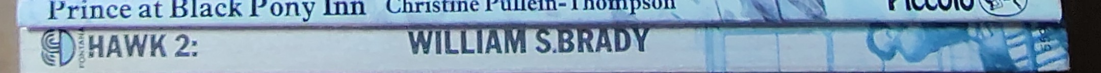 William S. Brady  HAWK 2: BLOOD MONEY spine of book image