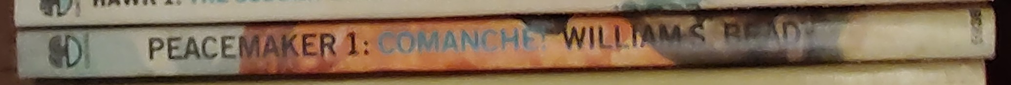 William S. Brady  PEACEMAKER 1: COMANCHE! spine of book image