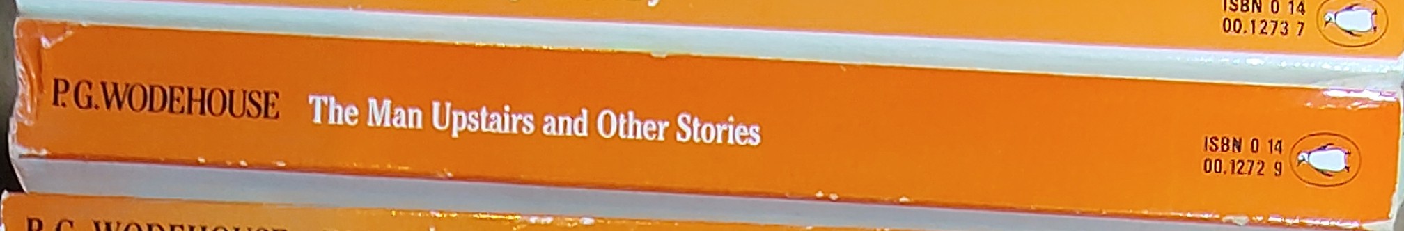 P.G. Wodehouse  THE MAN UPSTAIRS and other stories spine of book image