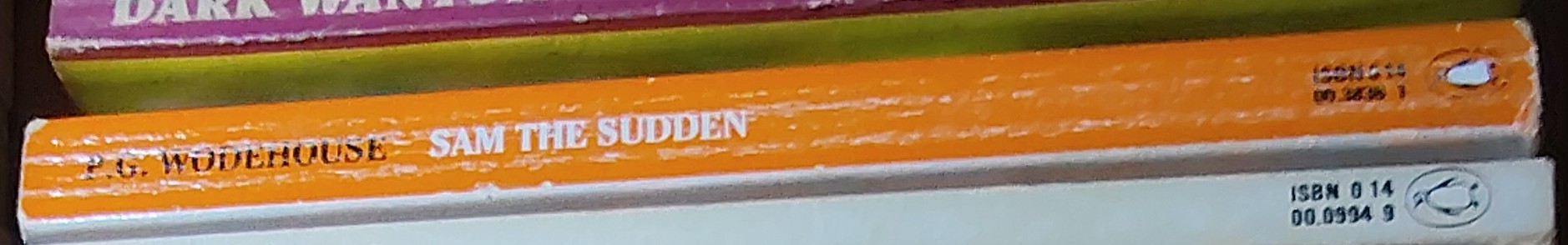 P.G. Wodehouse  SAM THE SUDDEN spine of book image
