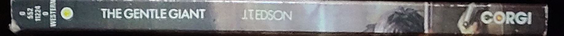 J.T. Edson  THE GENTLE GIANT spine of book image