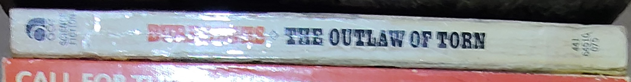 Edgar Rice Burroughs  THE OUTLAW OF TORN spine of book image