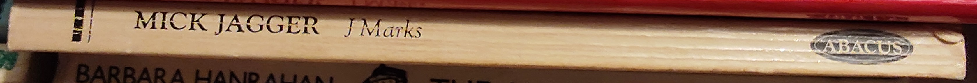 J. Marks  MICK JAGGER spine of book image