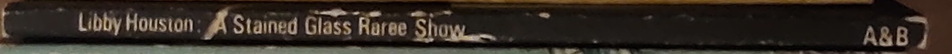 Libby Houston  A STAINED GLASS RAREE SHOW spine of book image