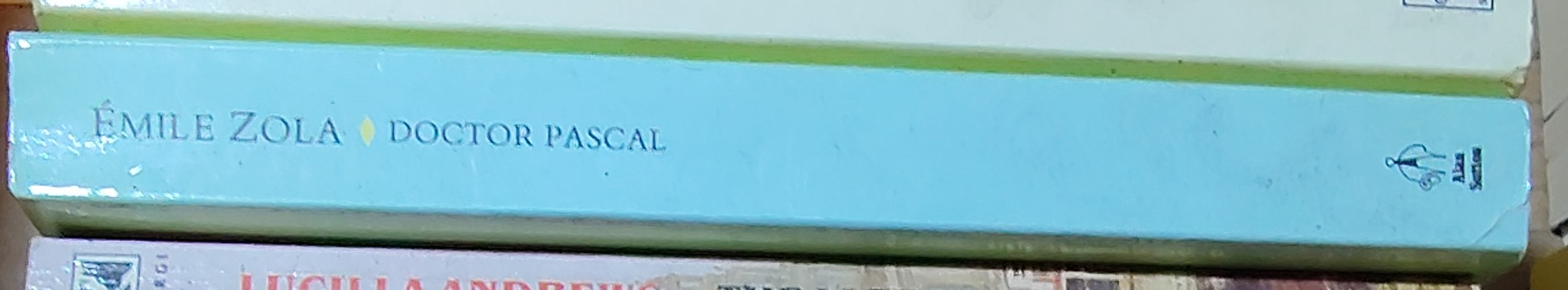 Emile Zola  DOCTOR PASCAL spine of book image