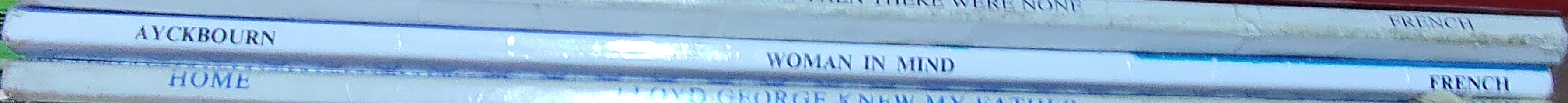 Alan Ayckbourn  WOMAN IN MIND (December Bee) spine of book image