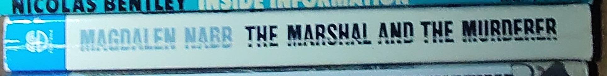 Magdalen Nabb  THE MARSHAL AND THE MURDERER spine of book image