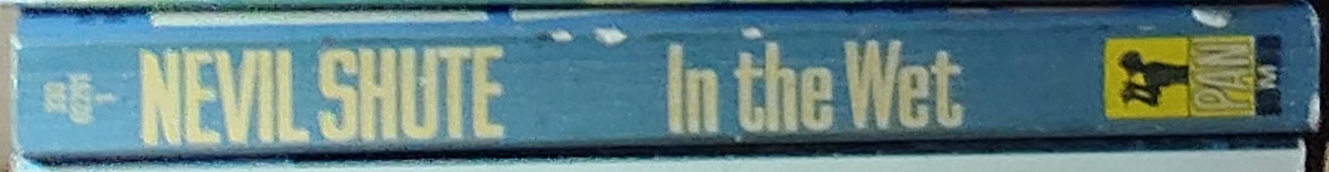 Nevil Shute  IN THE WET spine of book image