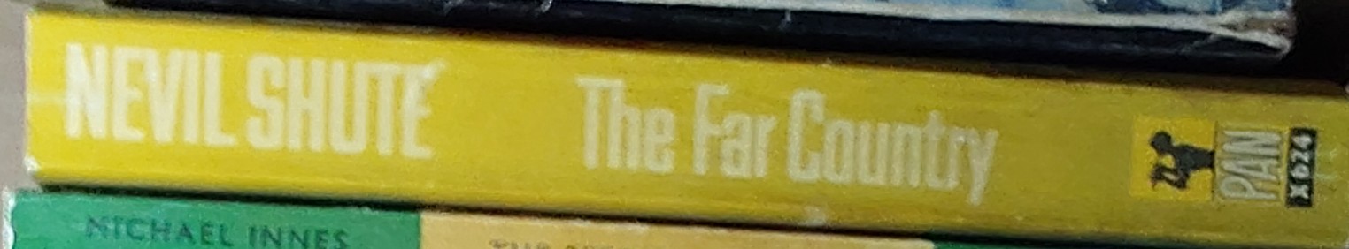 Nevil Shute  THE FAR COUNTRY spine of book image
