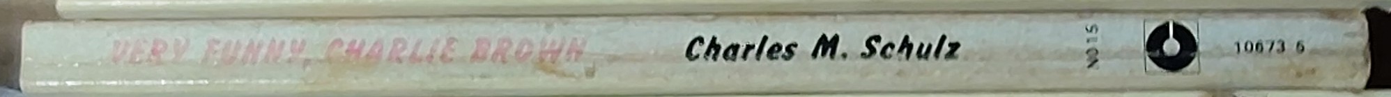 Charles M. Schulz  VERY FUNNY, CHARLIE BROWN spine of book image