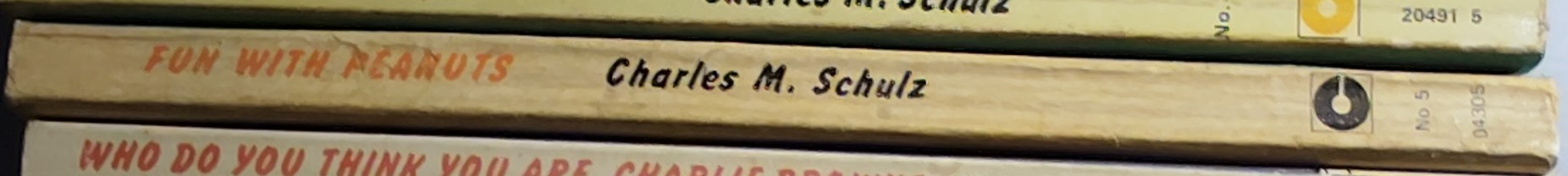 Charles M. Schulz  FUN WITH PEANUTS spine of book image