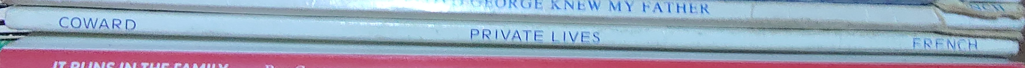 Noel Coward  PRIVATE LIVES. An Intimate Comedy spine of book image