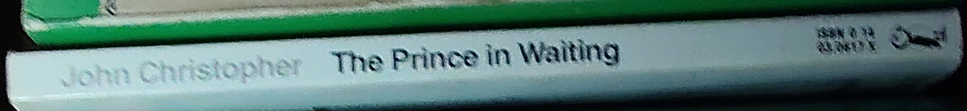John Christopher  THE PRINCE IN WAITING spine of book image