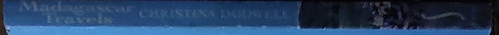 Christina Dodwell  MADAGASCAR TRAVELS spine of book image