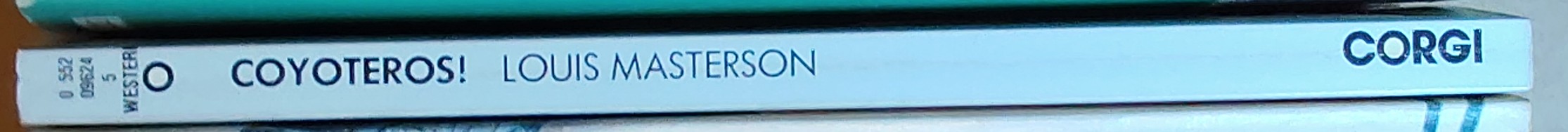 Louis Masterson  COYOTEROS! spine of book image