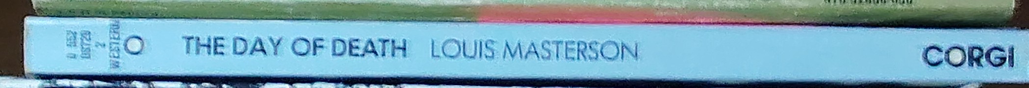 Louis Masterson  THE DAY OF DEATH spine of book image