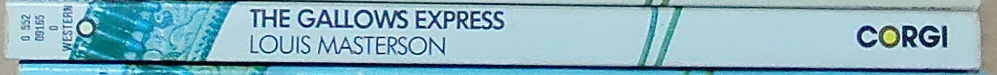 Louis Masterson  THE GALLOWS EXPRESS spine of book image