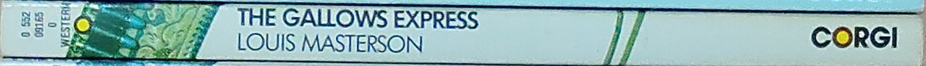 Louis Masterson  THE GALLOWS EXPRESS spine of book image