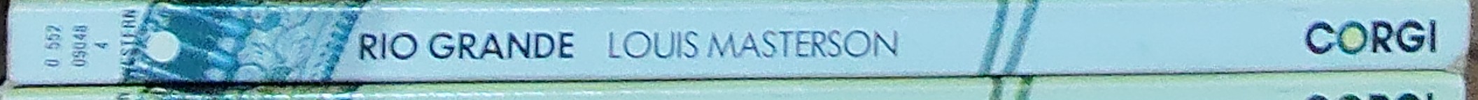 Louis Masterson  RIO GRANDE spine of book image