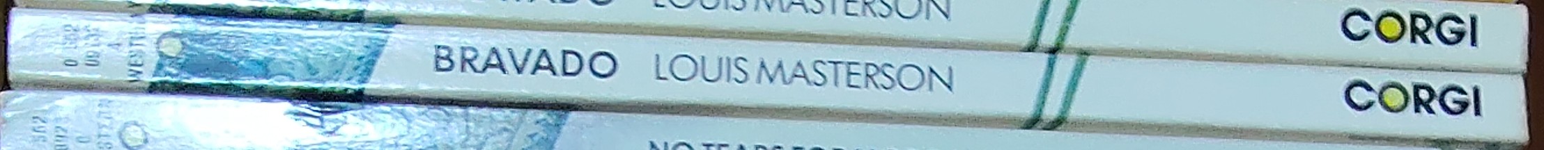 Louis Masterson  BRAVADO spine of book image