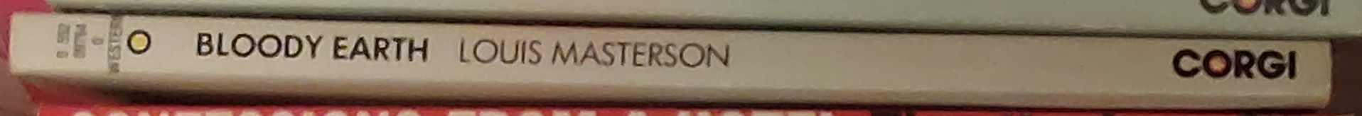 Louis Masterson  BLOODY EARTH spine of book image