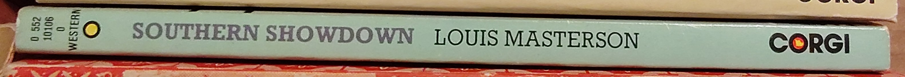 Louis Masterson  SOUTHERN SHOWDOWN spine of book image