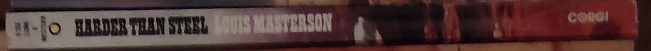 Louis Masterson  HARDER THAN STEEL spine of book image