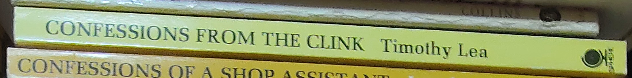 Timothy Lea  CONFESSIONS FROM THE CLINK spine of book image