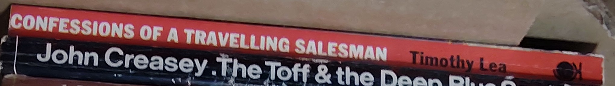 Timothy Lea  CONFESSIONS OF A TRAVELLING SALESMAN spine of book image