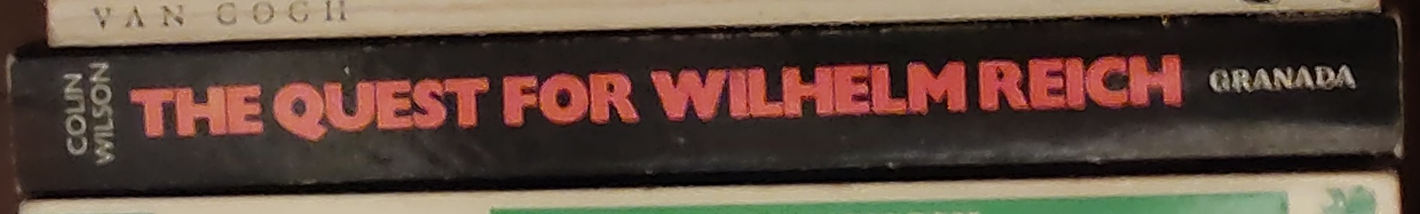 Colin Wilson  THE QUEST FOR WILHELM REICH spine of book image