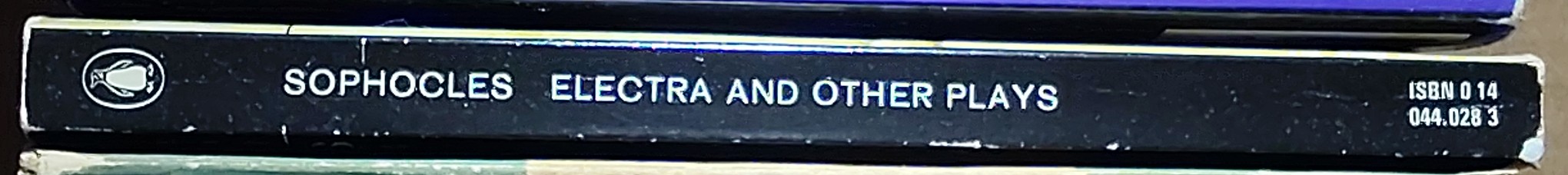 Sophocles   ELECTRA AND OTHER PLAYS spine of book image