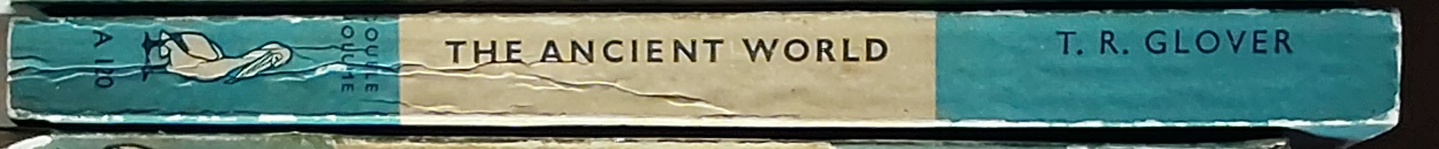 The ANCIENT WORLD  spine of book image