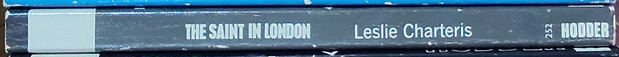 Leslie Charteris  THE SAINT IN LONDON spine of book image