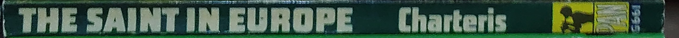 Leslie Charteris  THE SAINT IN EUROPE spine of book image
