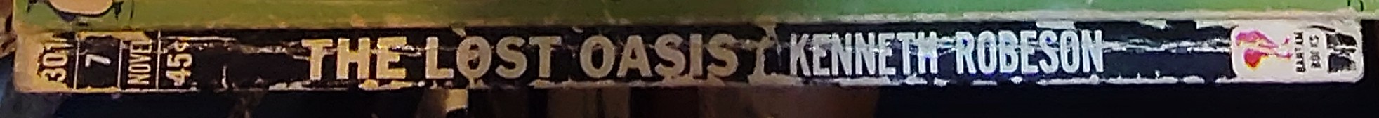 Kenneth Robeson  DOC SAVAGE: THE LOST OASIS spine of book image