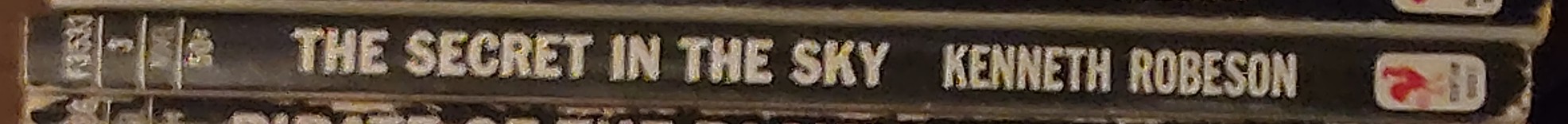 Kenneth Robeson  DOC SAVAGE: THE SECRET IN THE SKY spine of book image