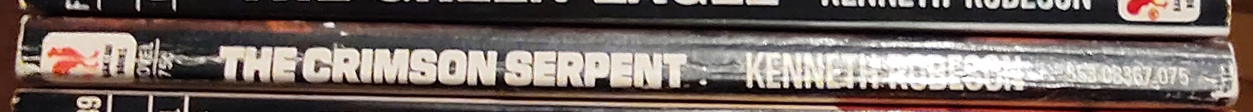 Kenneth Robeson  DOC SAVAGE: THE CRIMSON SERPENT spine of book image