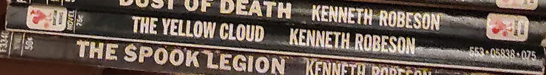 Kenneth Robeson  DOC SAVAGE: THE YELLOW CLOUD spine of book image