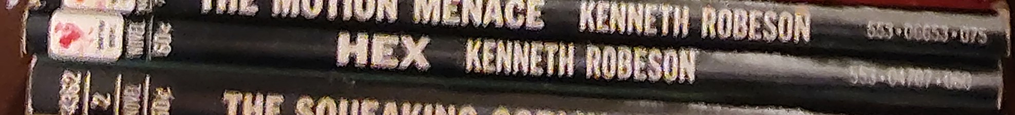 Kenneth Robeson  DOC SAVAGE: HEX spine of book image