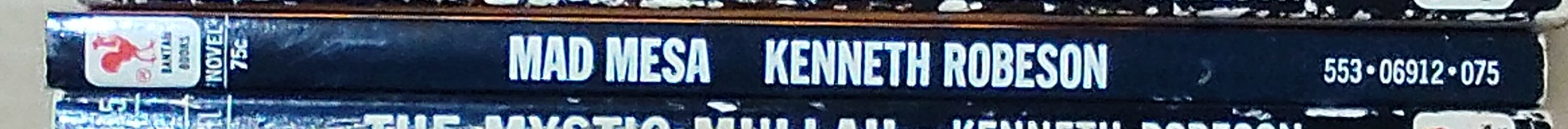 Kenneth Robeson  DOC SAVAGE: MAD MESA spine of book image