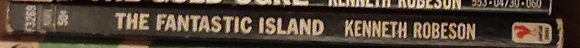 Kenneth Robeson  DOC SAVAGE: THE FANTASTIC ISLAND spine of book image