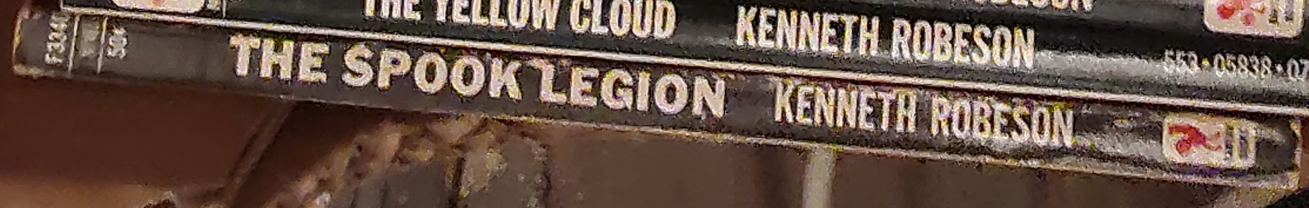 Kenneth Robeson  DOC SAVAGE: THE SPOOK LEGION spine of book image