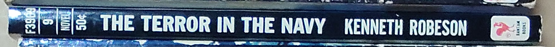 Kenneth Robeson  DOC SAVAGE: THE TERROR IN THE NAVY spine of book image