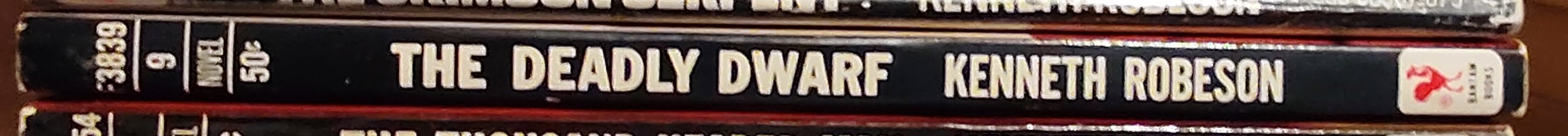 Kenneth Robeson  DOC SAVAGE: THE DEADLY DWARF spine of book image