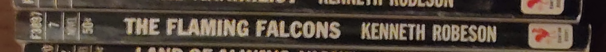 Kenneth Robeson  DOC SAVAGE: THE FLAMING FALCONS spine of book image