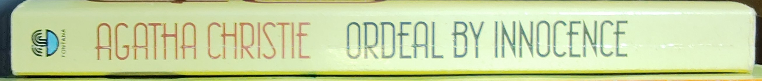 Agatha Christie  ORDEAL BY INNOCENCE spine of book image